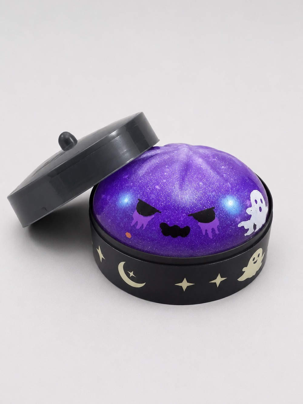 Purple Ghost Halloween Dumpling Squishy – Marble Edition w/ Case